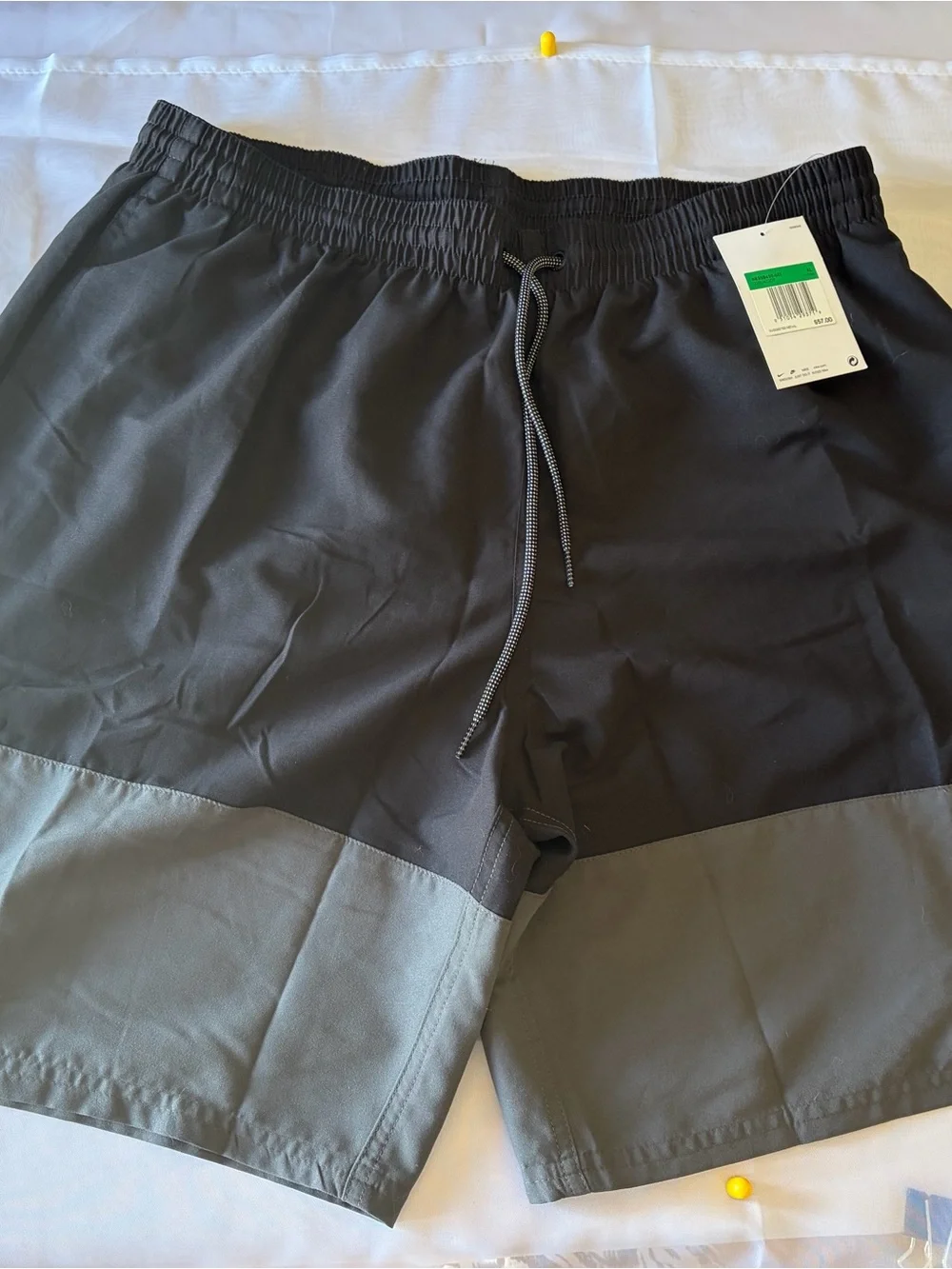Nike Men's Split 9” Volley Swim Trunks  Black  XL
